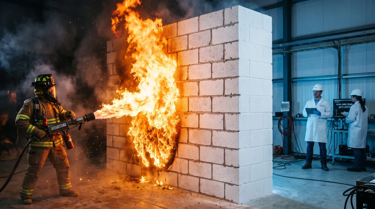 Fire-Defying Architecture: Superior Fire Safety with Blok Bims
